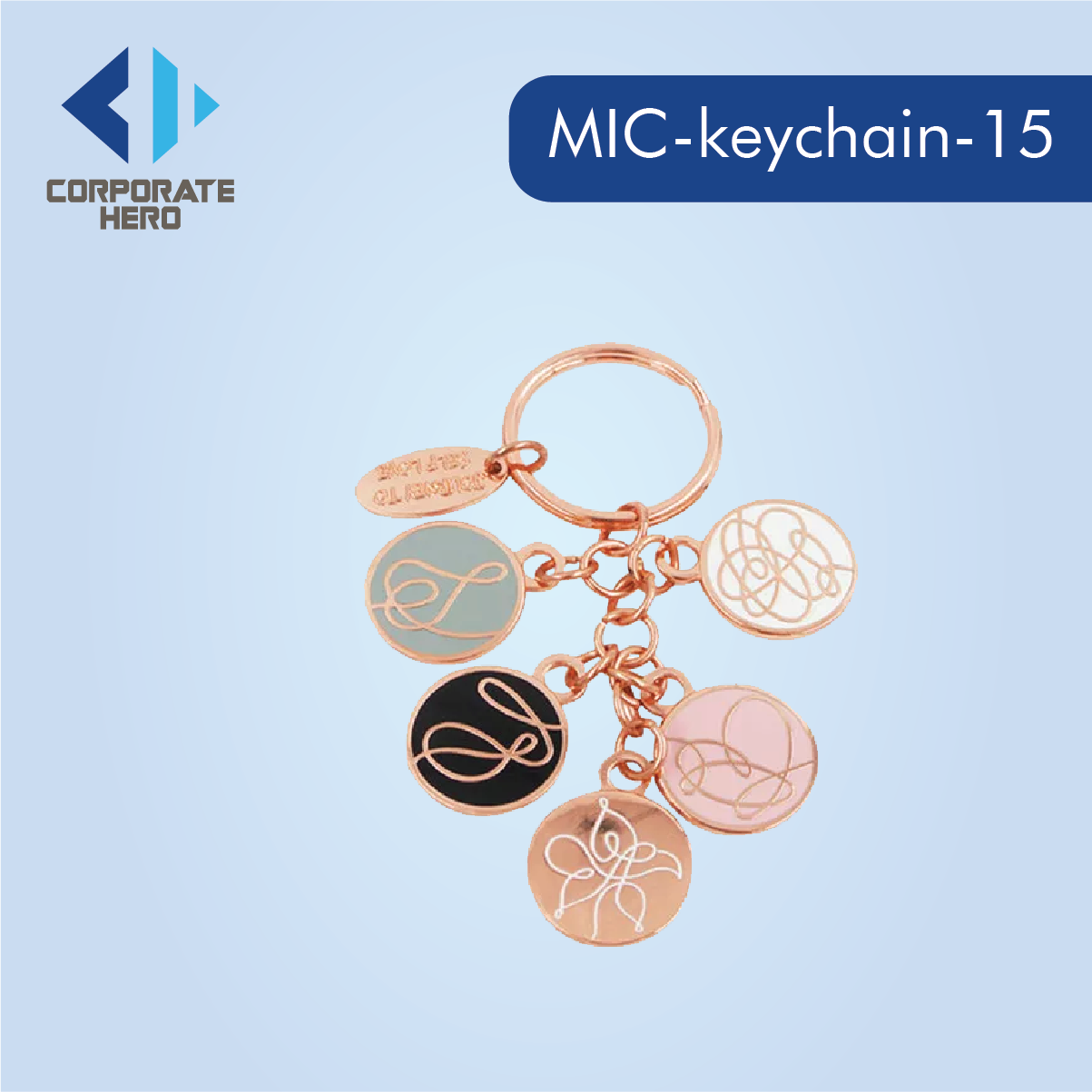 Love Metal Keychain Custom Personalized