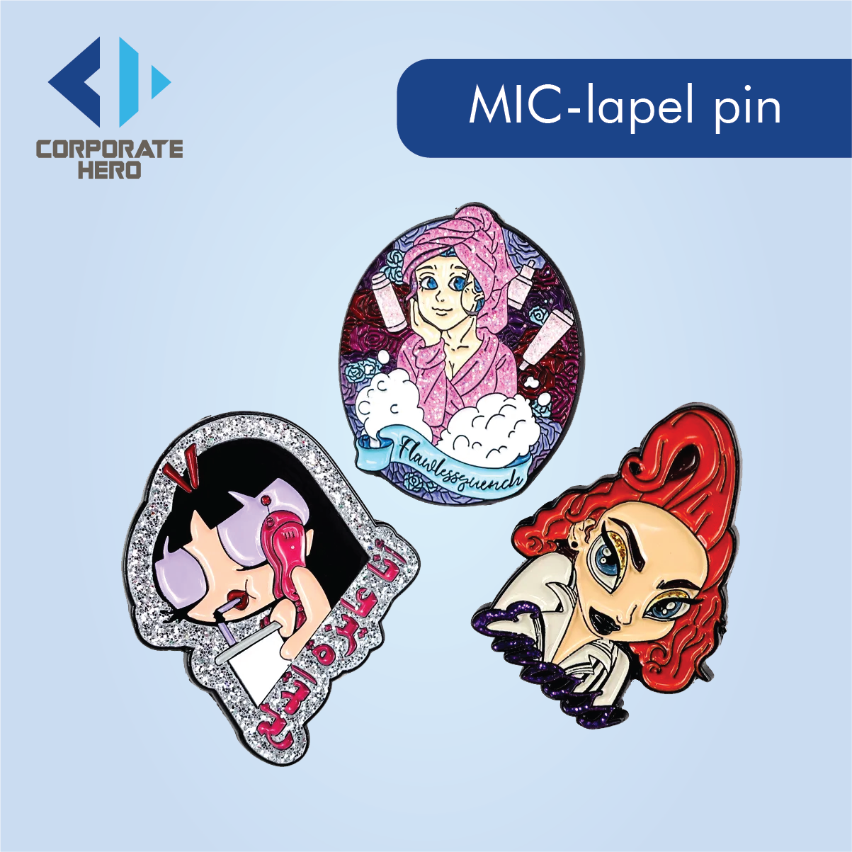 Commemorative metal Eco Friendly Lapel Pin