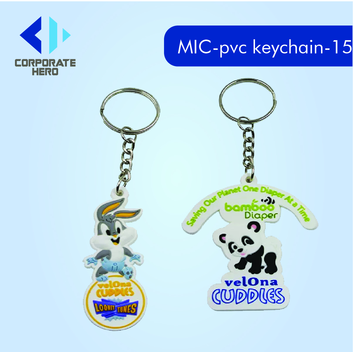 Custom Cartoon Character PVC Keychain Custom Personalized