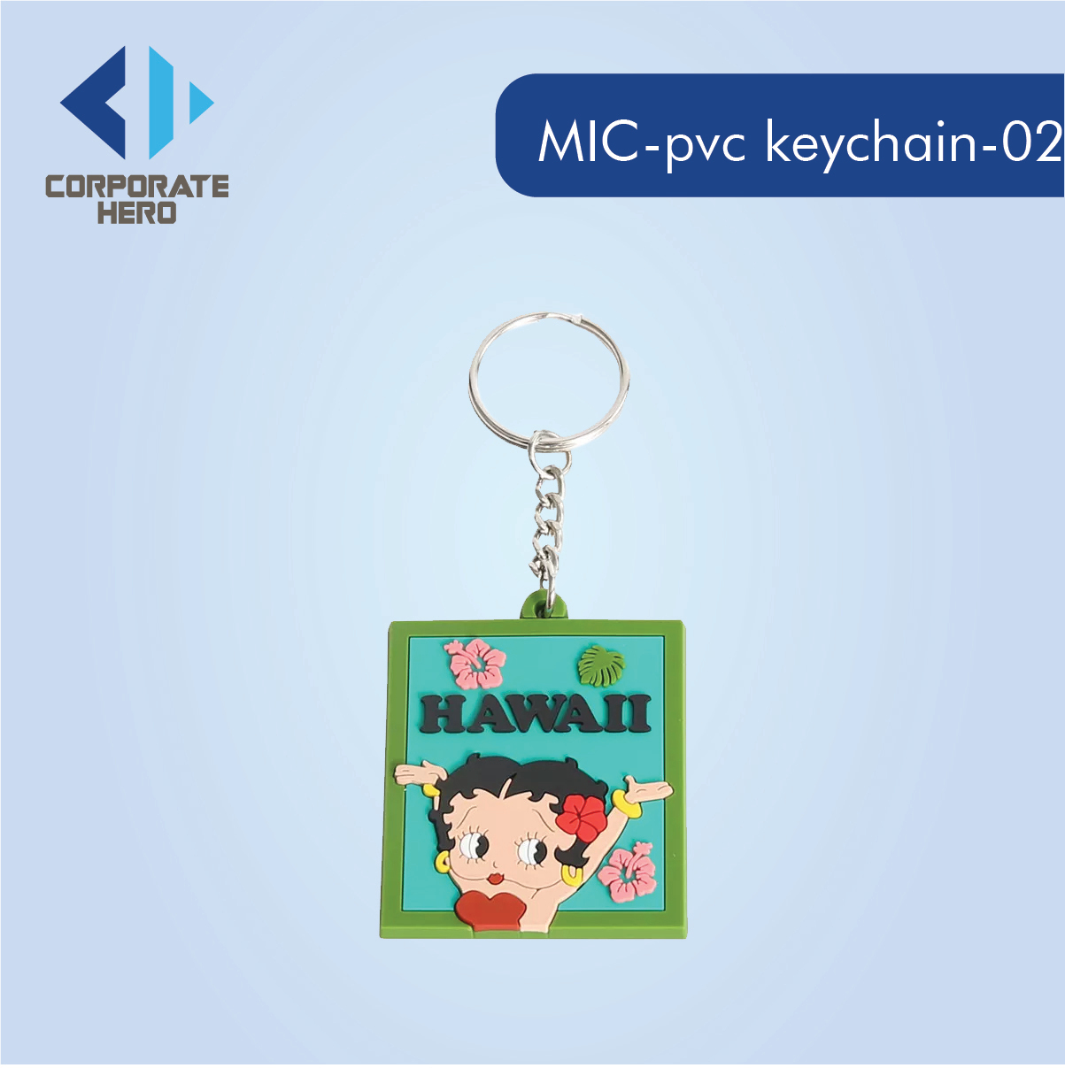 Cartoon Rubber PVC Keychain Custom Personalized