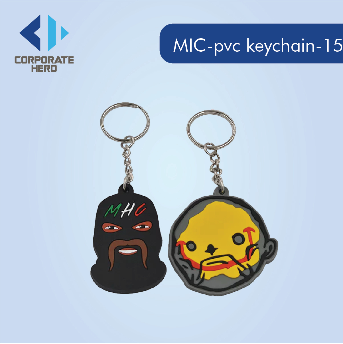 Custom Cartoon Character PVC Keychain Custom Personalized