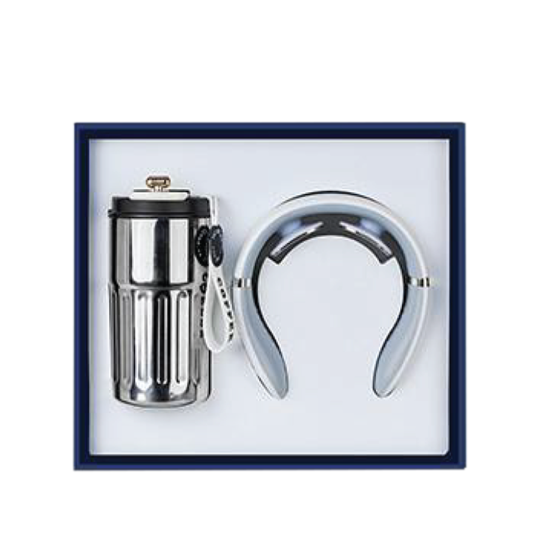 Gift Box 2 in 1 Coffee Flask + Neck Massager