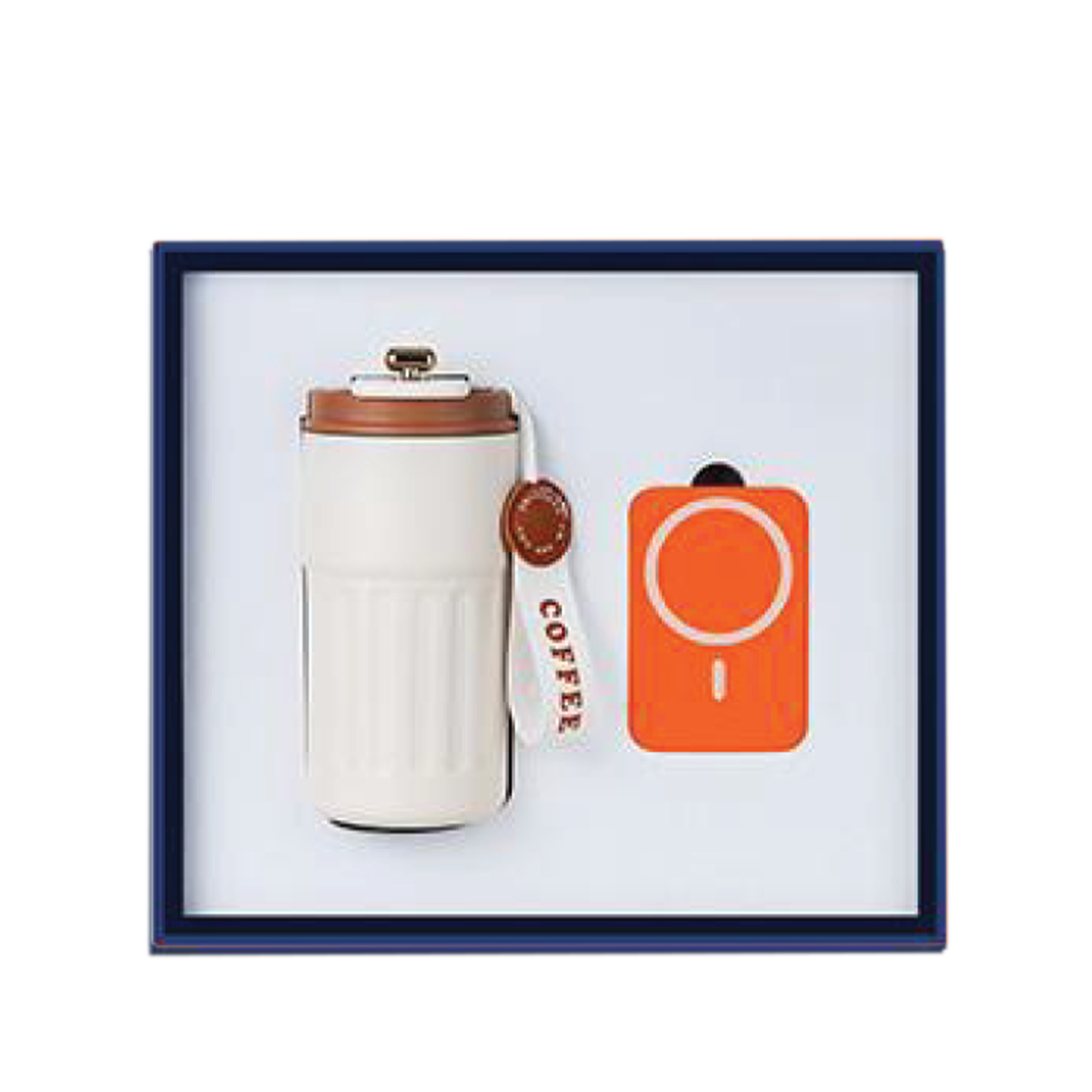 Gift Box 2 in 1 Coffee Flask + Powerbank