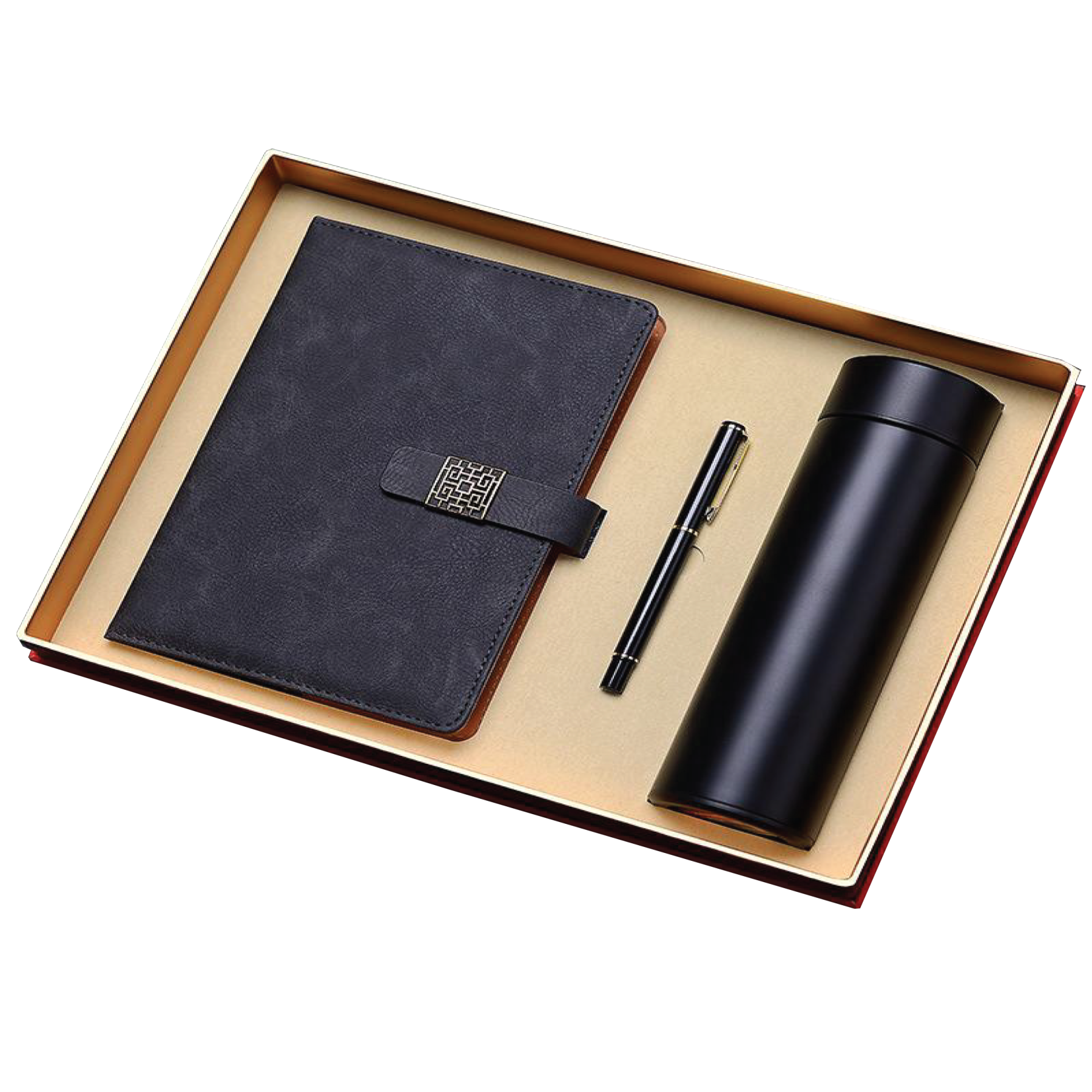 Gift Box 3 in 1 Notebook + Pen + Smart Thermos