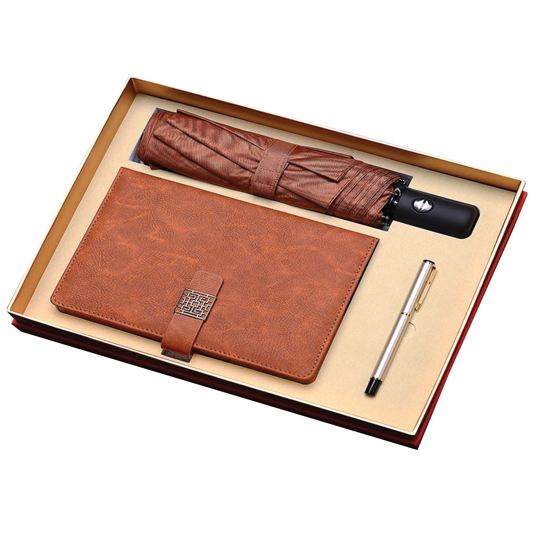 Gift Box 3 in 1 Notebook + Pen + Umbrella 