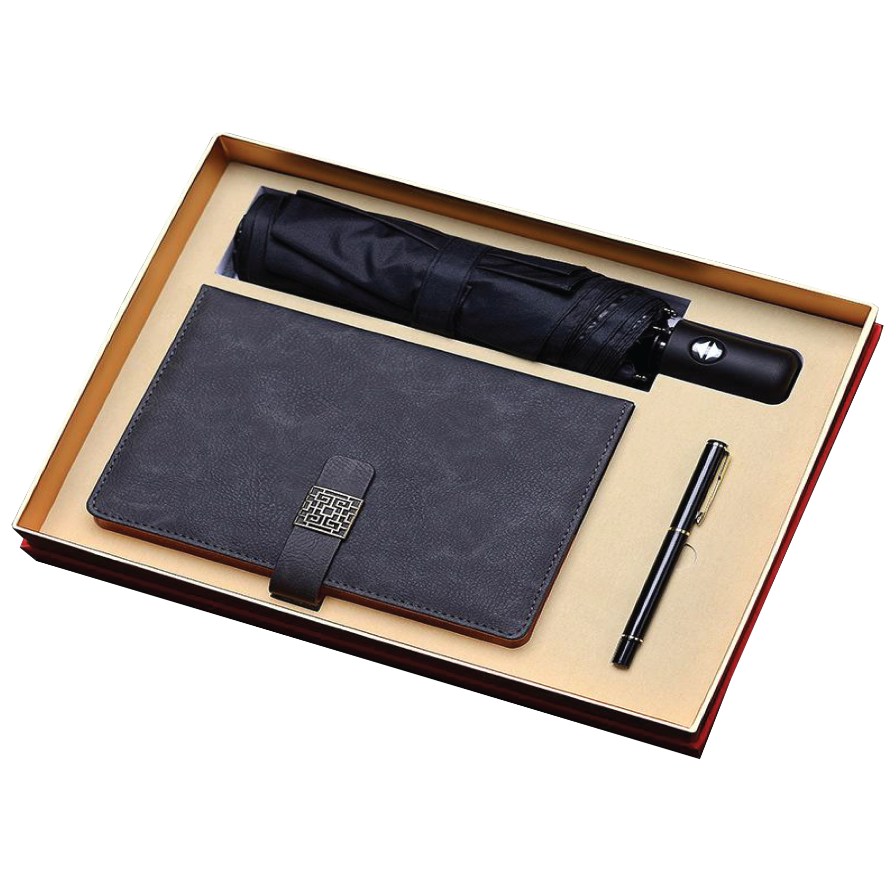 Gift Box 3 in 1 Notebook + Pen + Umbrella 