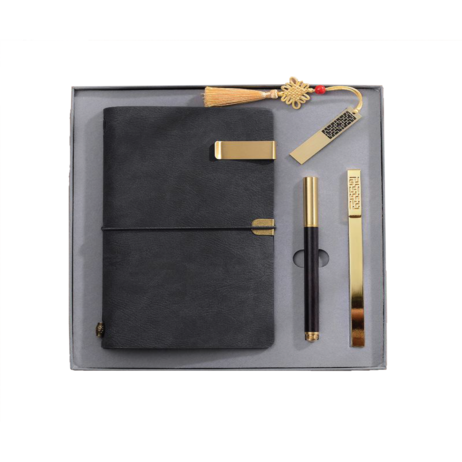 Gift Box 4 in 1 Notebook + Pen + USB drive + Bookmark