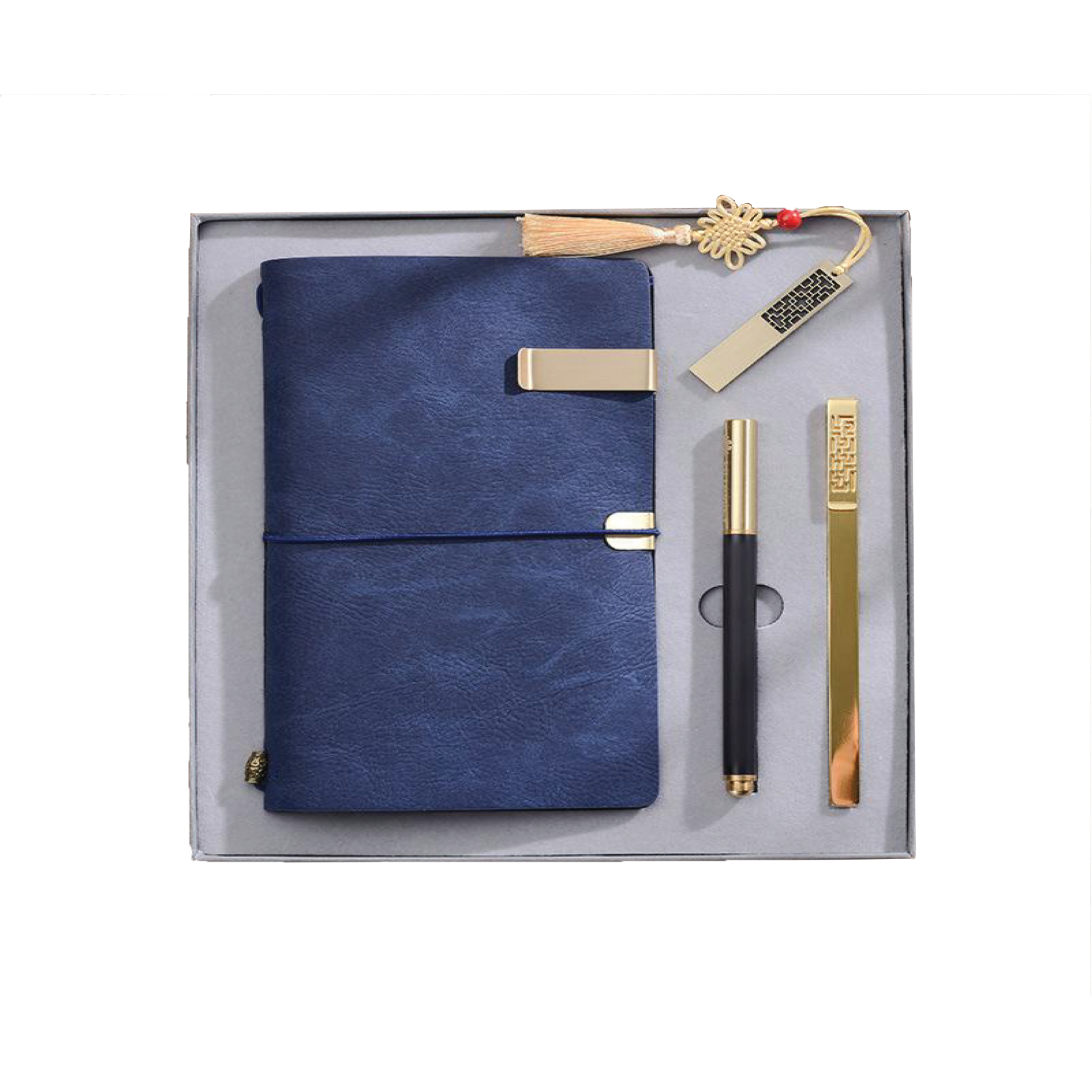 Gift Box 4 in 1 Notebook + Pen + USB drive + Bookmark