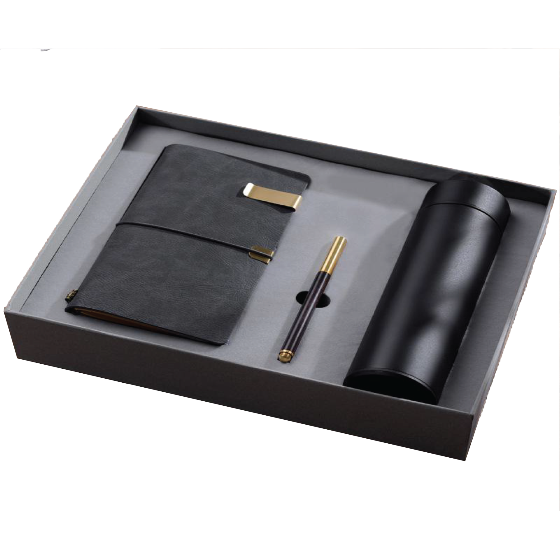 Gift Box 3 in 1 Notebook + Pen + Smart Thermos