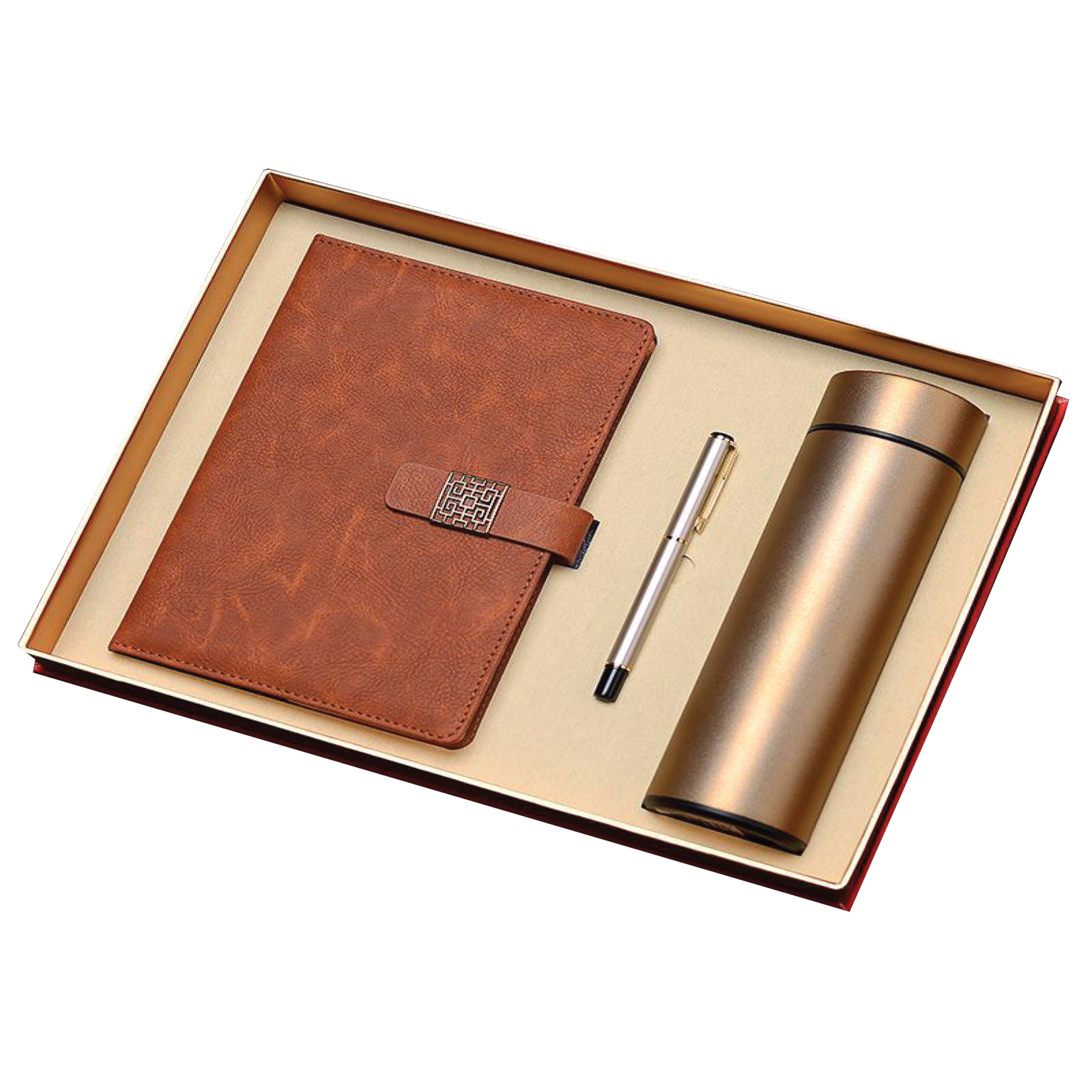 Gift Box 3 in 1 Notebook + Pen + Smart Thermos