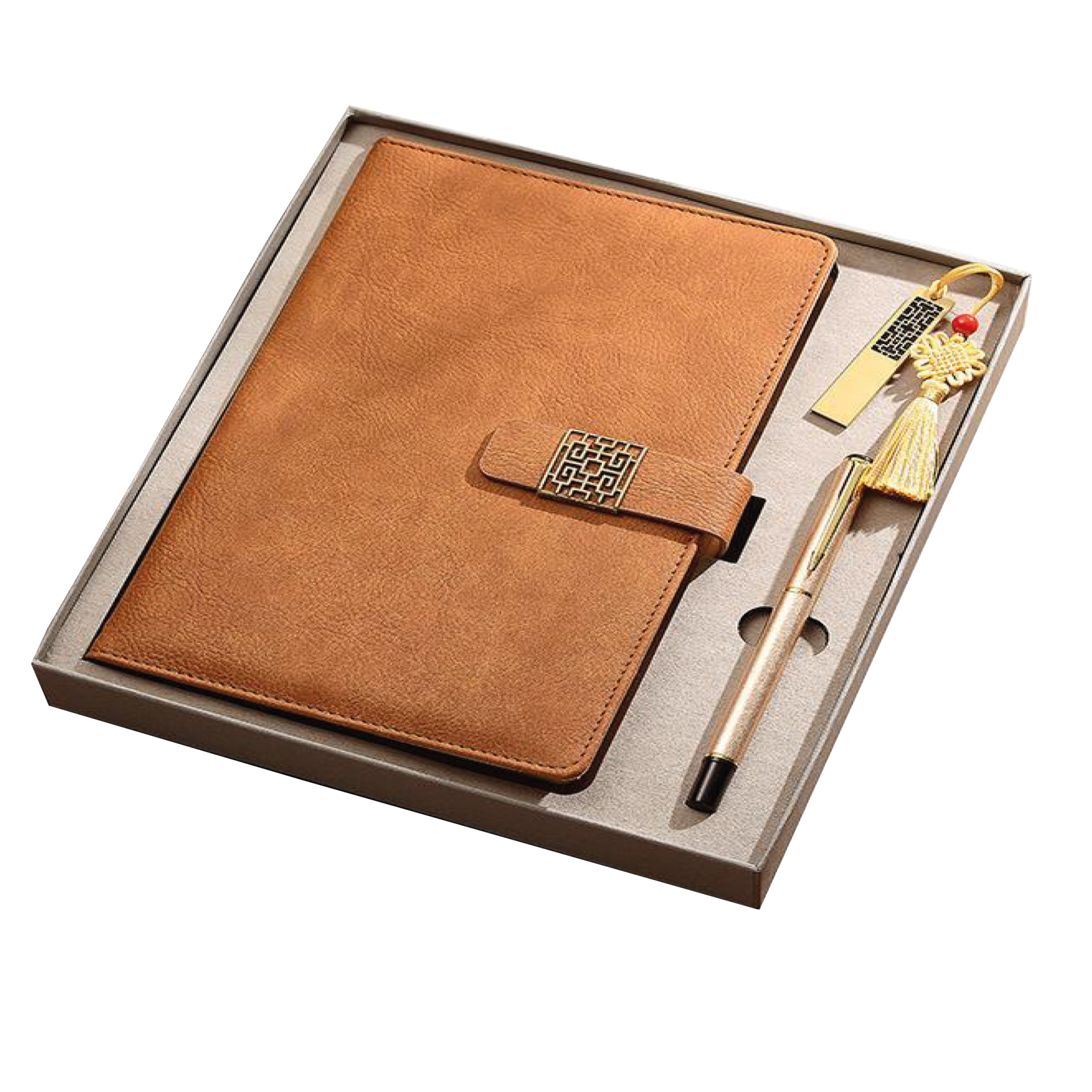 Gift Box 3 in 1 Notebook + Pen + USB drive