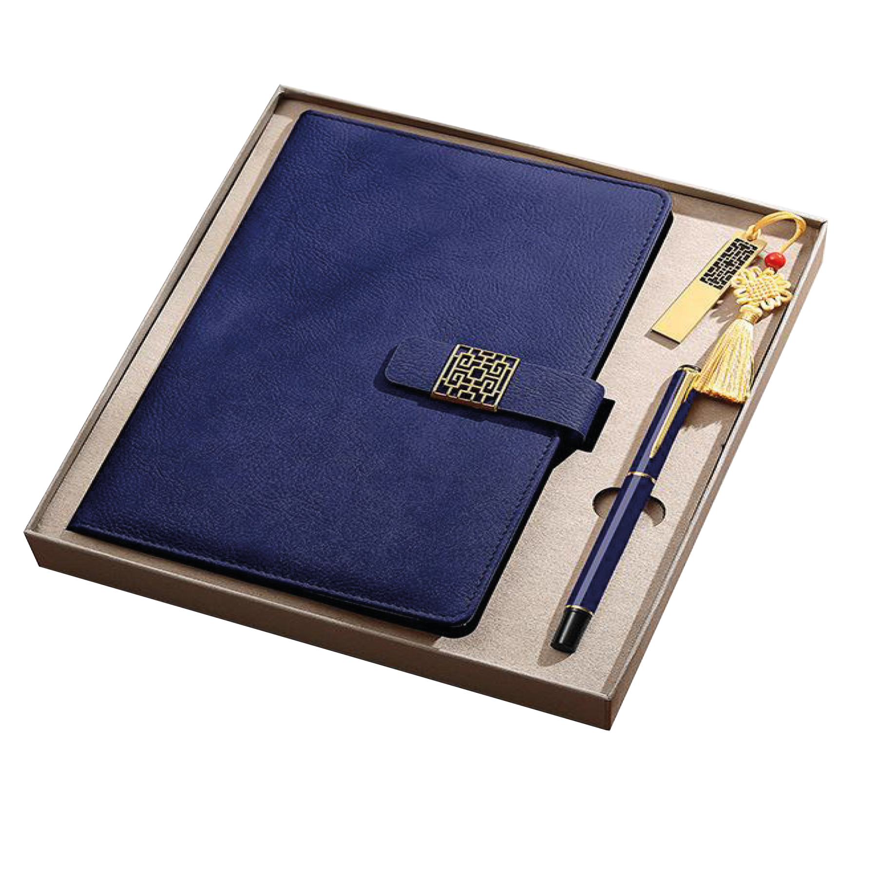 Gift Box 3 in 1 Notebook + Pen + USB drive