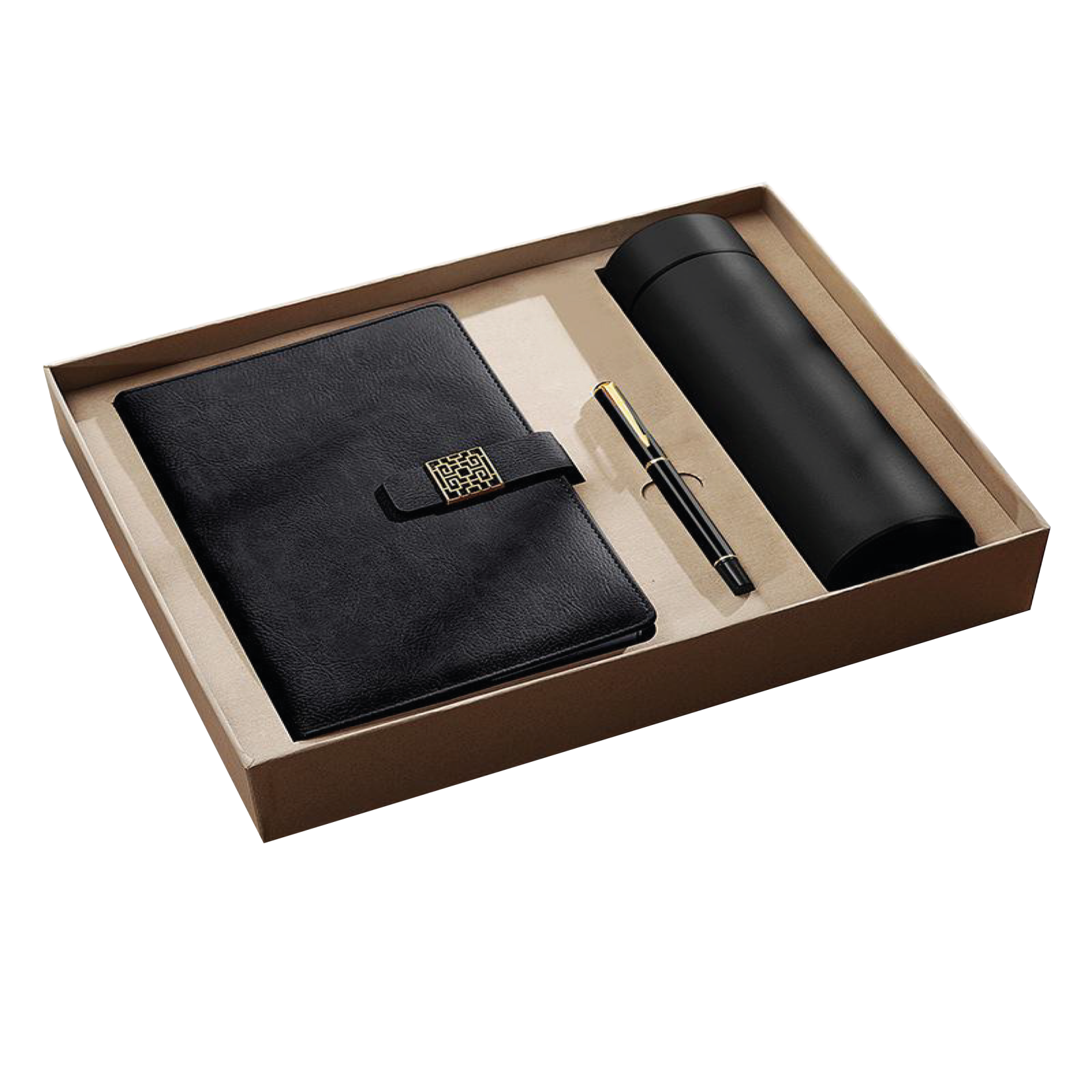 Gift Box 3 in 1 Notebook + Pen + Smart Thermos