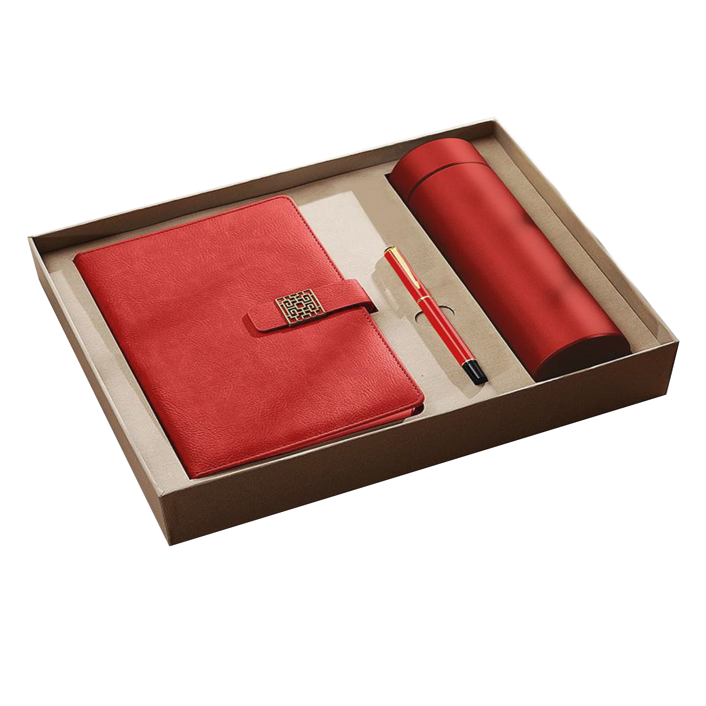 Gift Box 3 in 1 Notebook + Pen + Smart Thermos