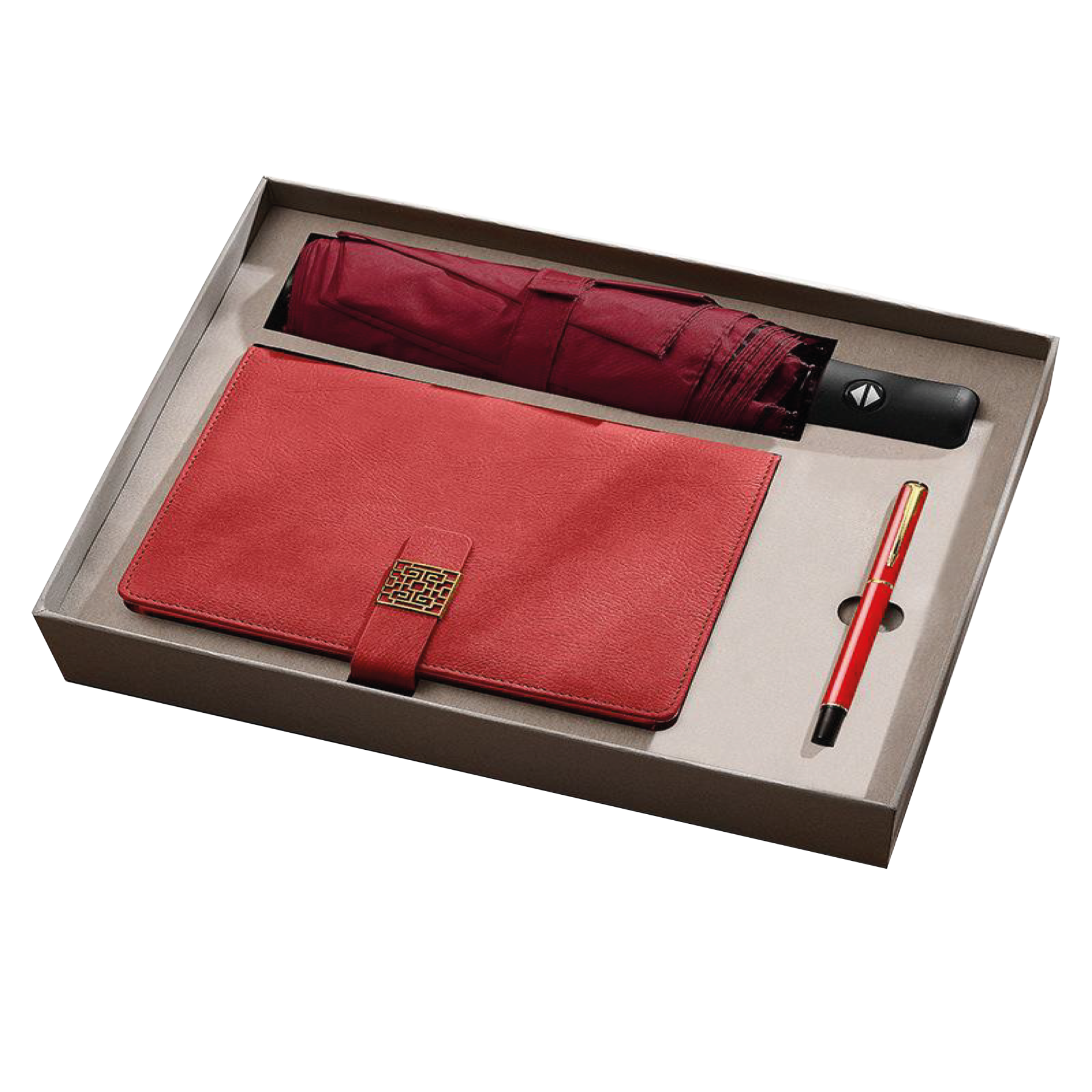 Gift Box 3 in 1 Notebook + Pen + Umbrella