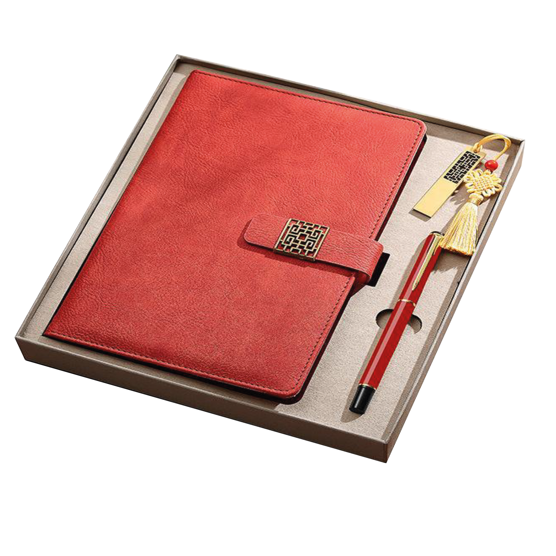 Gift Box 3 in 1 Notebook + Pen + USB drive