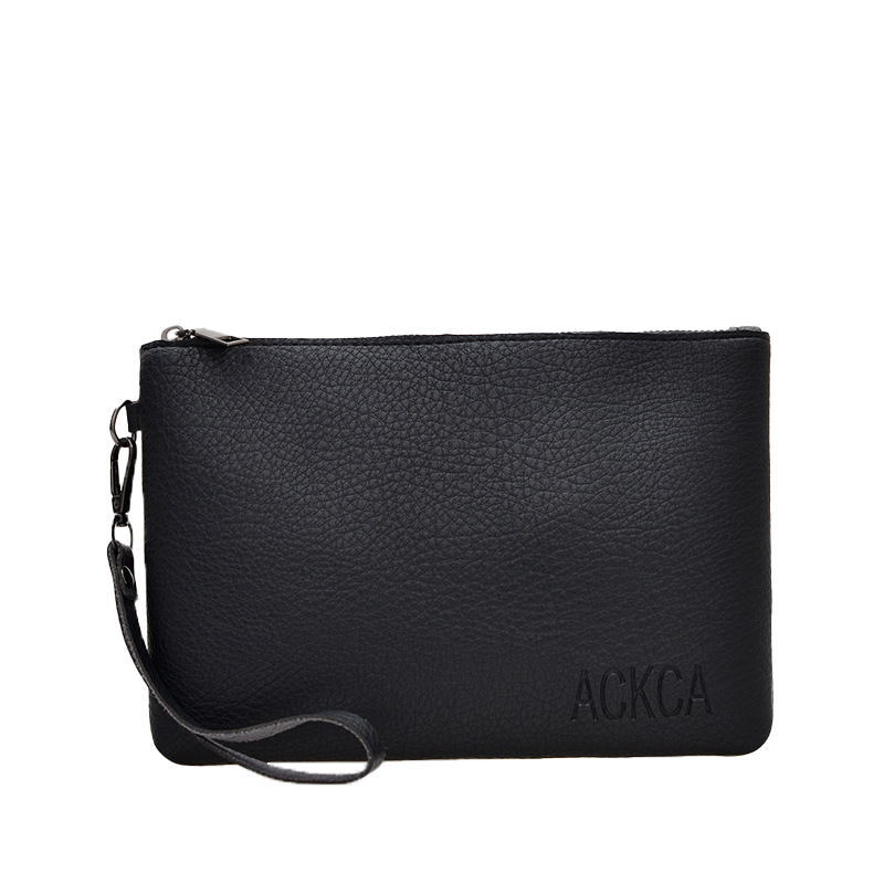 Korean-Style Zip Clutch Bag