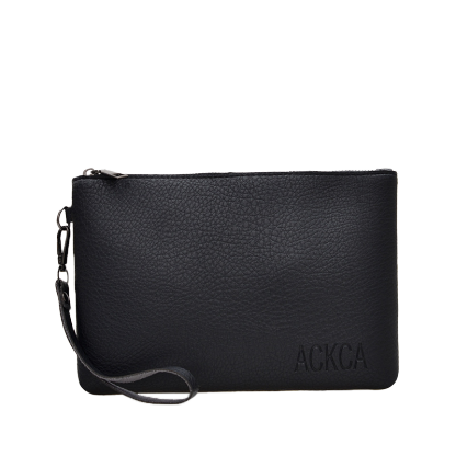 Korean-Style Zip Clutch Bag