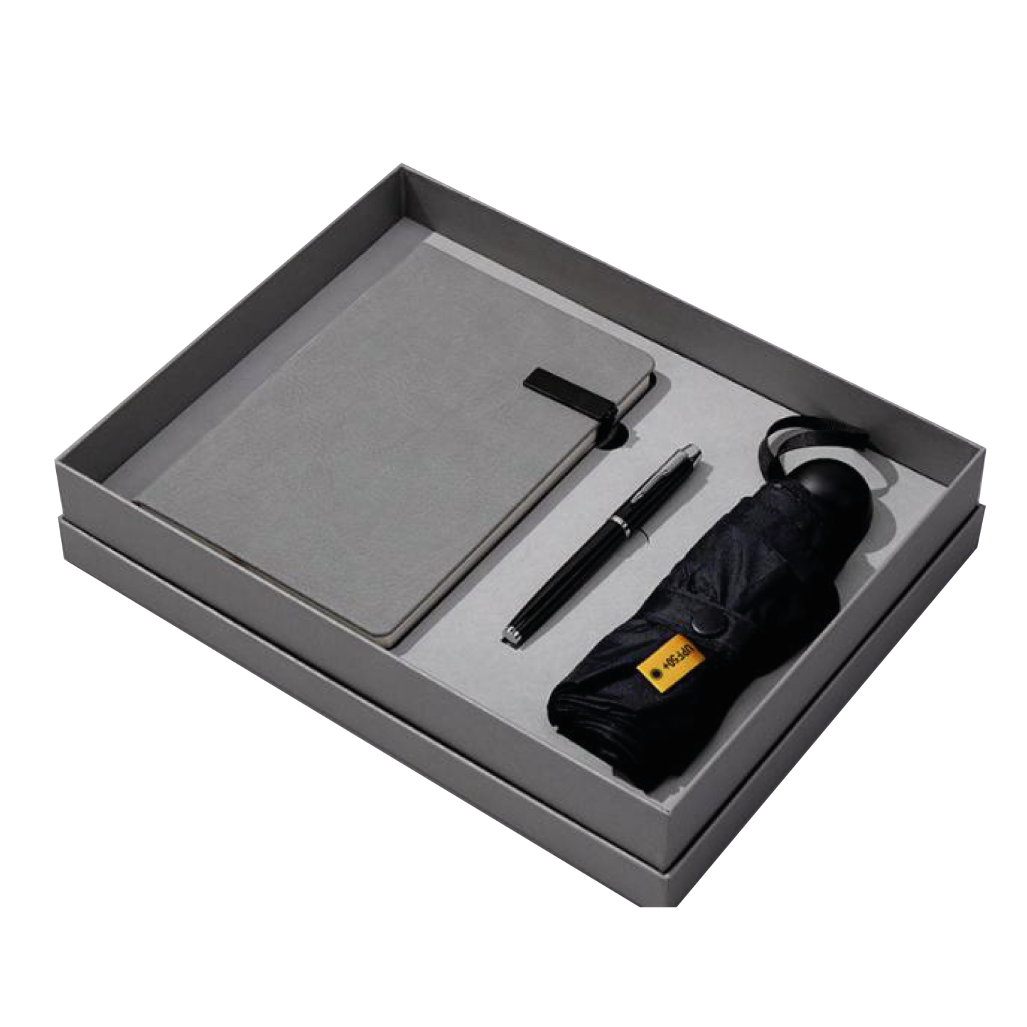 Gift Box 3 in 1 Notebook + Pen + Mini Umbrella