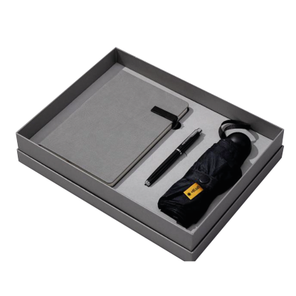 Gift Box 3 in 1 Notebook + Pen + Mini Umbrella