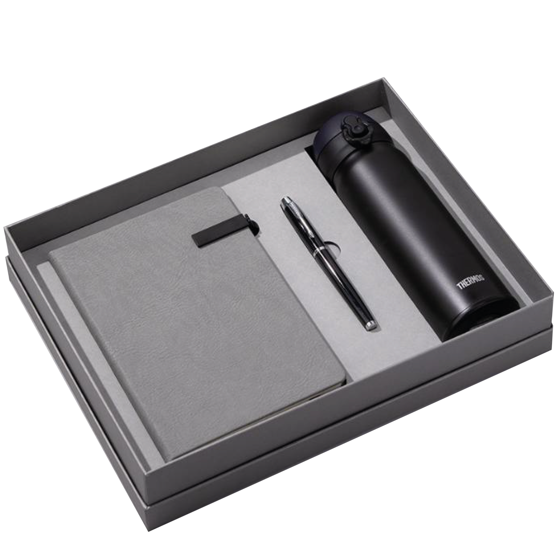 Gift Box 3 in 1 Notebook + Pen + Thermos Cup