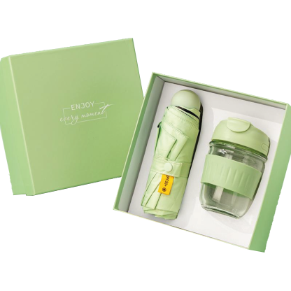 Gift Box Mini Umbrella + Bottle
