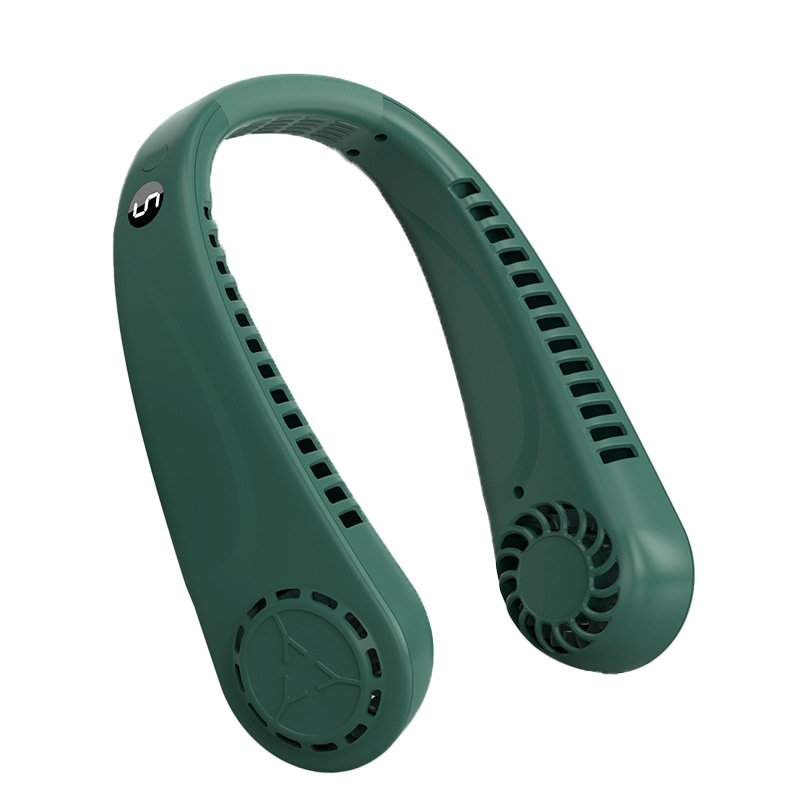 USB Neck Fan – Bladeless, 5-Speed, Silent