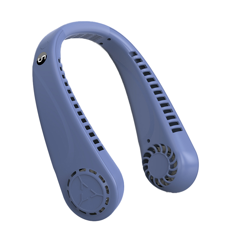 USB Neck Fan – Bladeless, 5-Speed, Silent