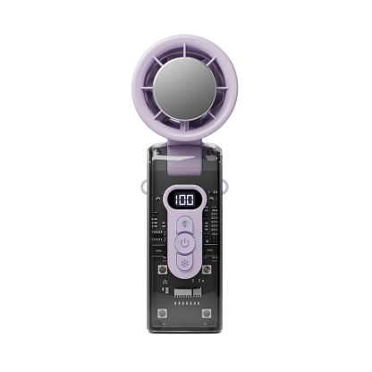 Mecha-Style USB Mini Fan – Handheld & Neck Clip