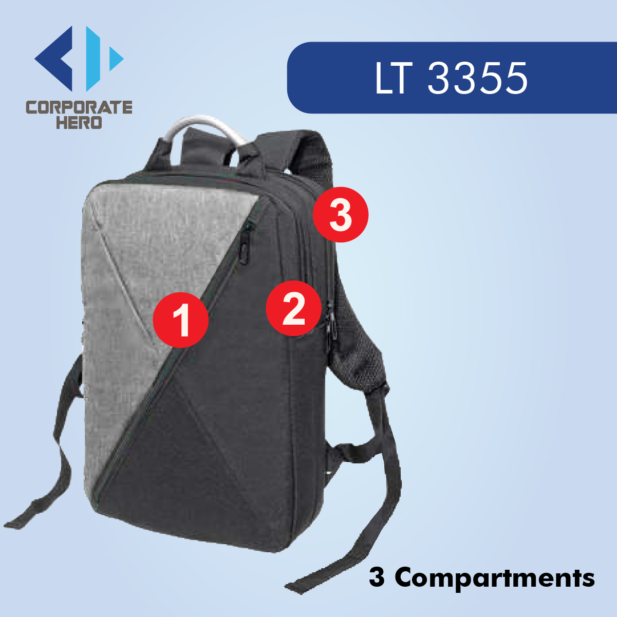LT 3355 Laptop Bag (Fully Padded Bag)