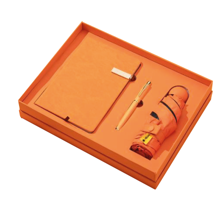 Gift Box 3 in 1 Notebook + Pen + Mini Umbrella