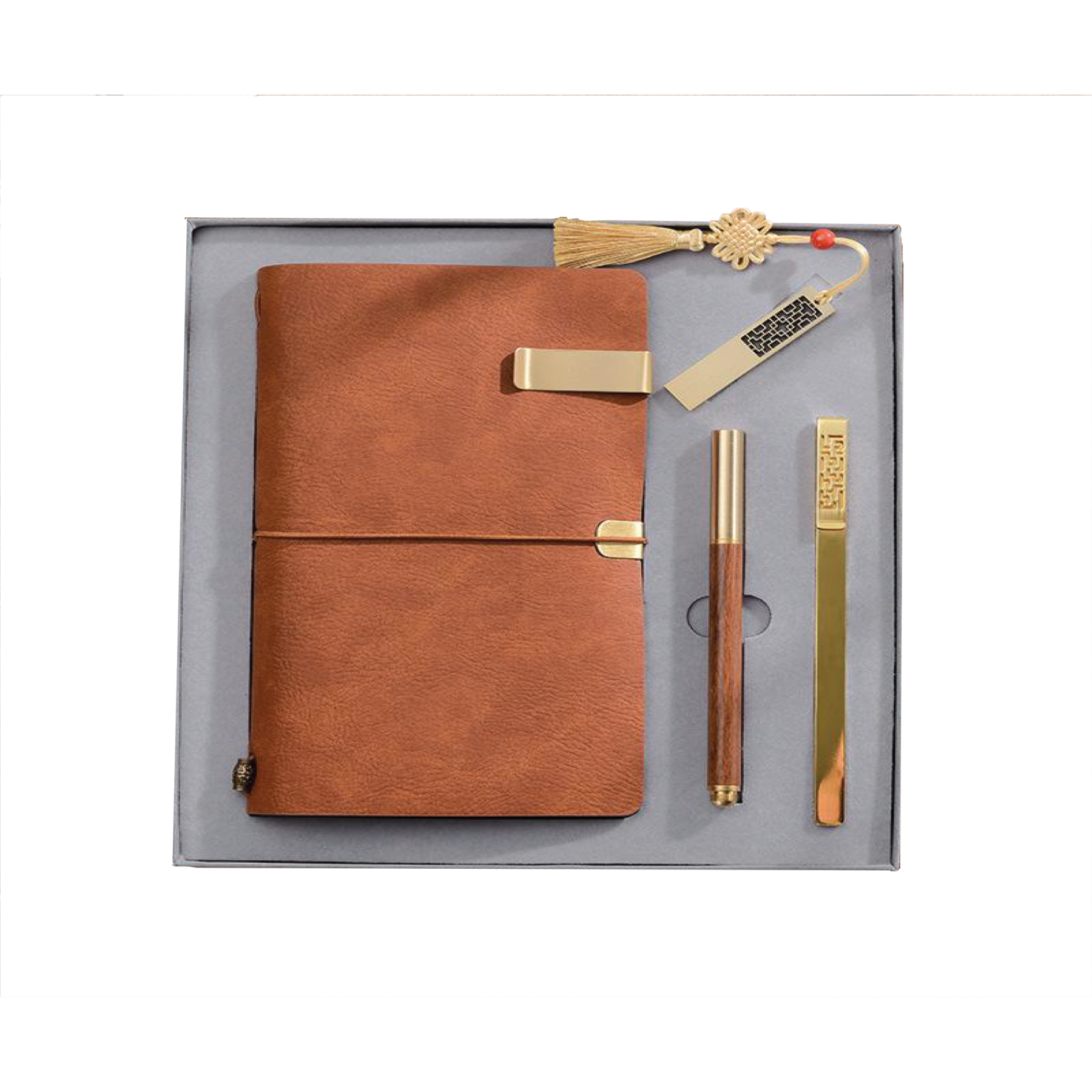 Gift Box 4 in 1 Notebook + Pen + USB drive + Bookmark