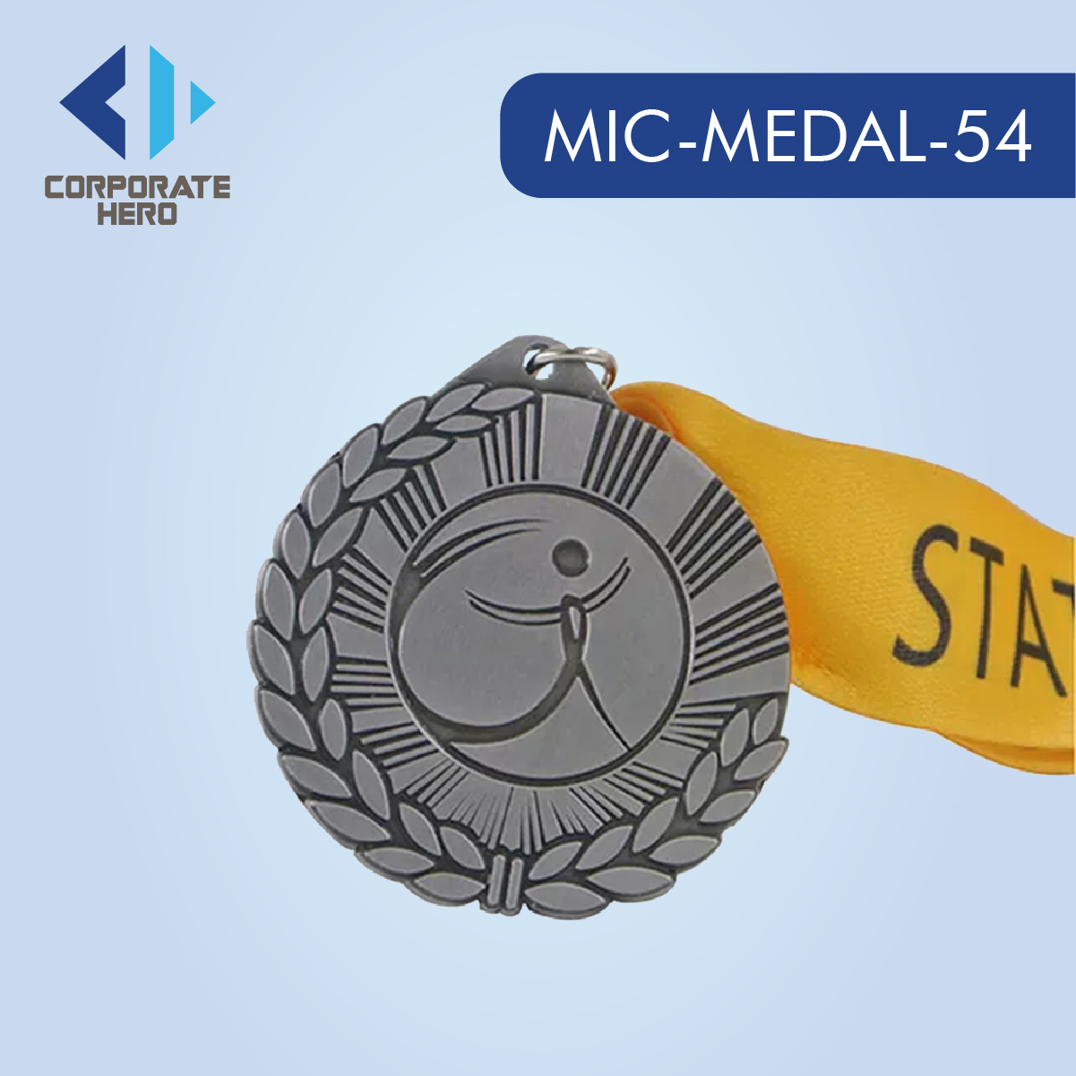 Gymnastic Gold Silver Bronze Medal Custom Personalized