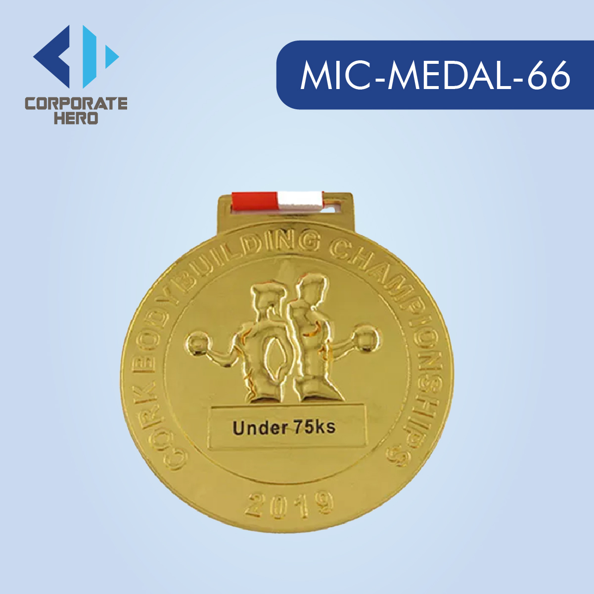 Sport Day First Gold Boxing Medal Custom Personalized