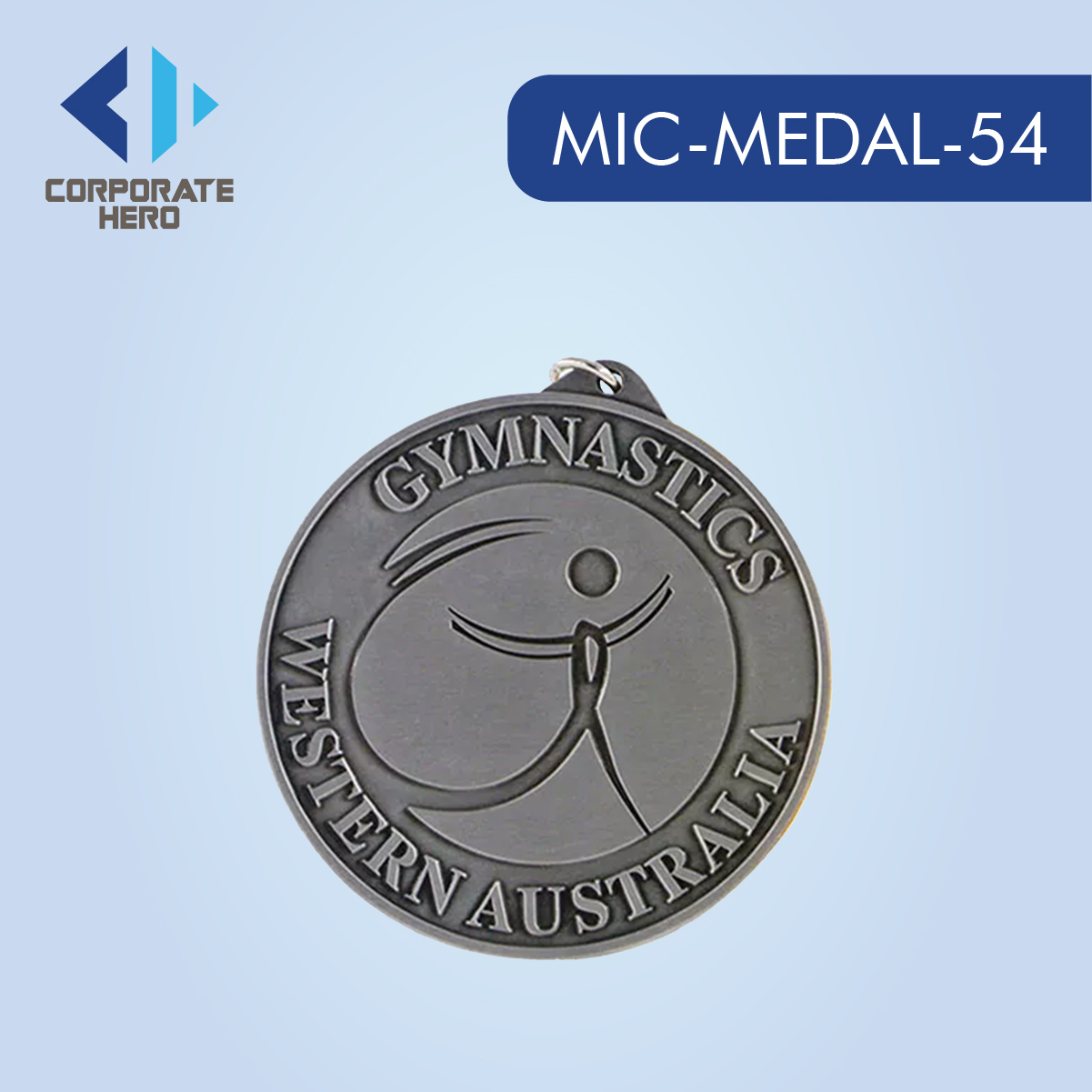 Gymnastic Gold Silver Bronze Medal Custom Personalized