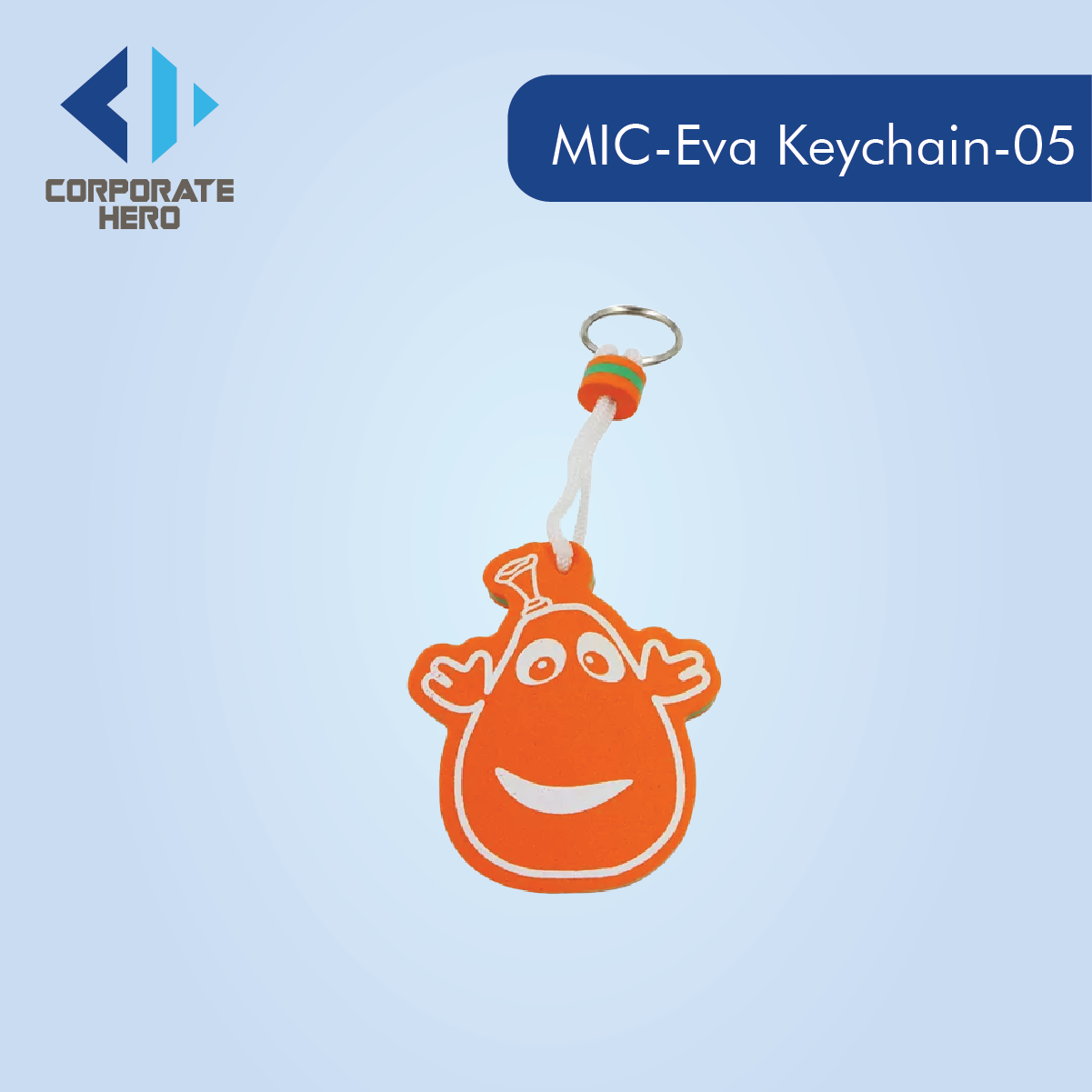 Plastic EVA Keychain Custom Personalized