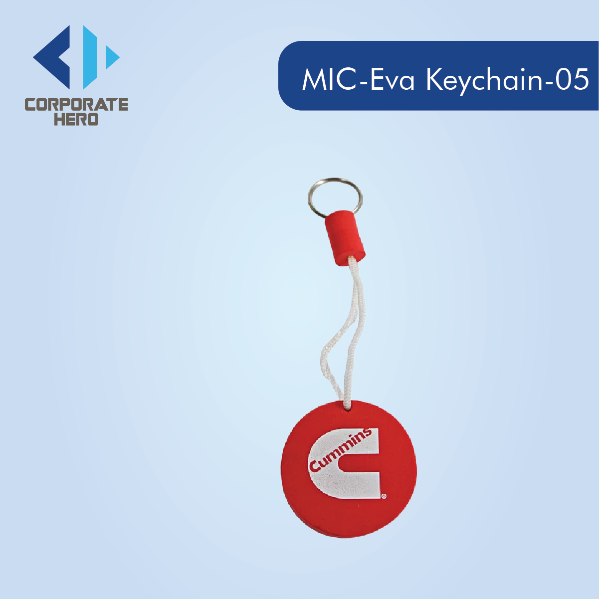 Plastic EVA Keychain Custom Personalized