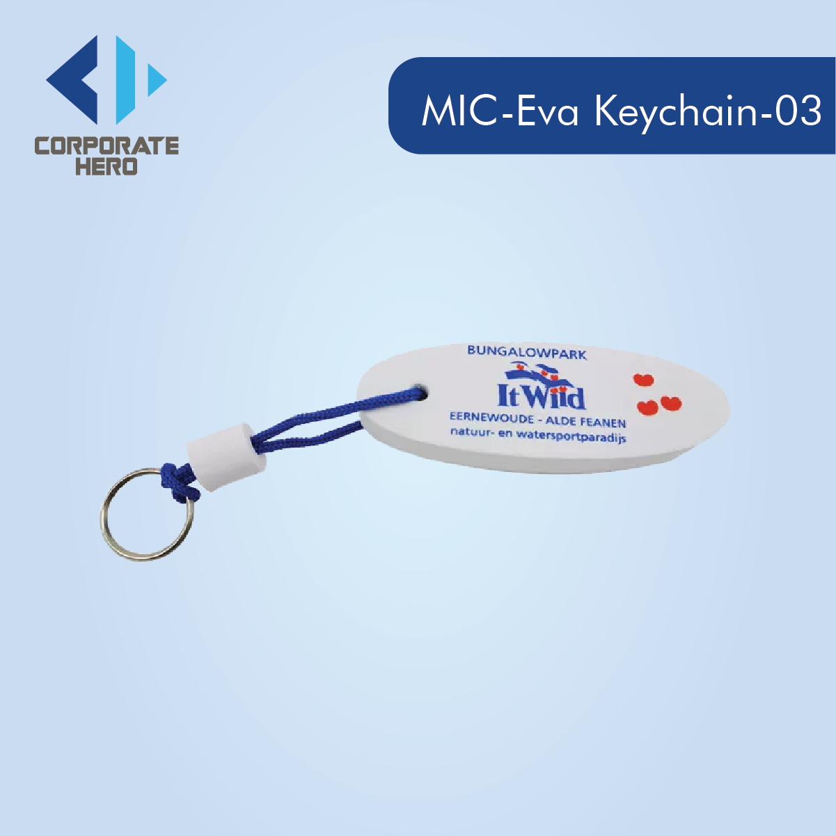 EVA Floating Keychain For Boat Keys Custom Personalized