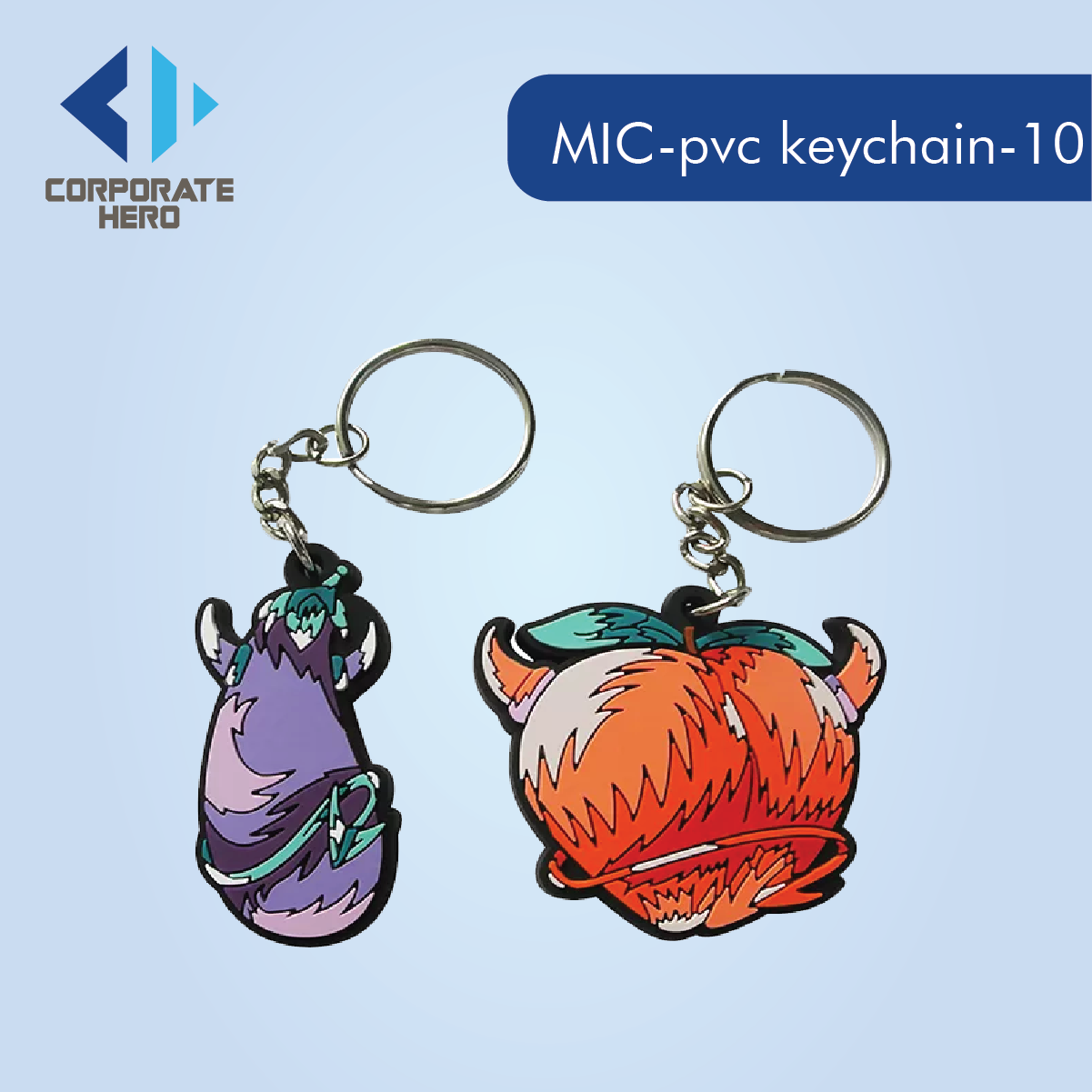 PVC Logo Animal Keychain Maker Custom Personalized