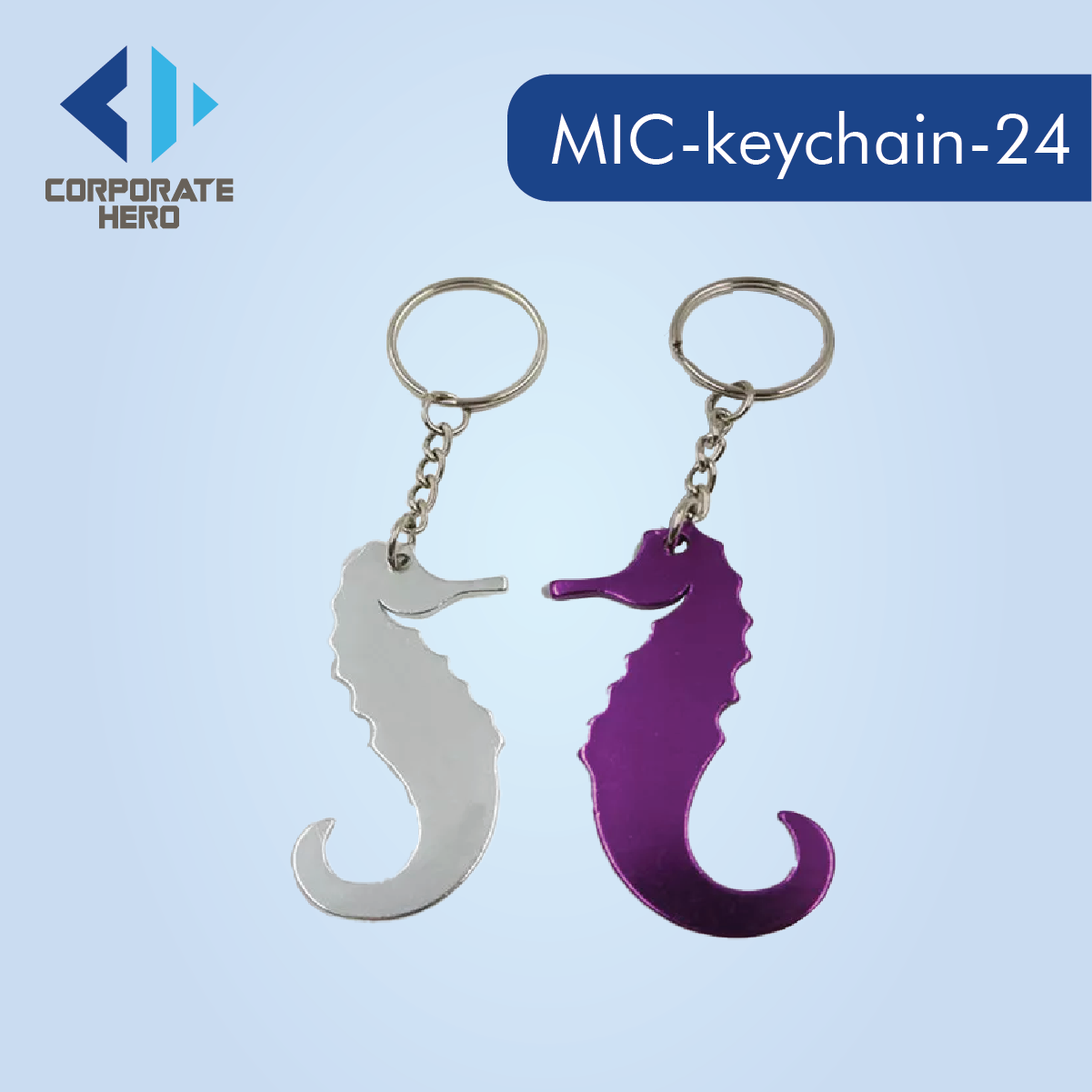 Fish Bottle Opener Aluminum Keychain Custom Personalized