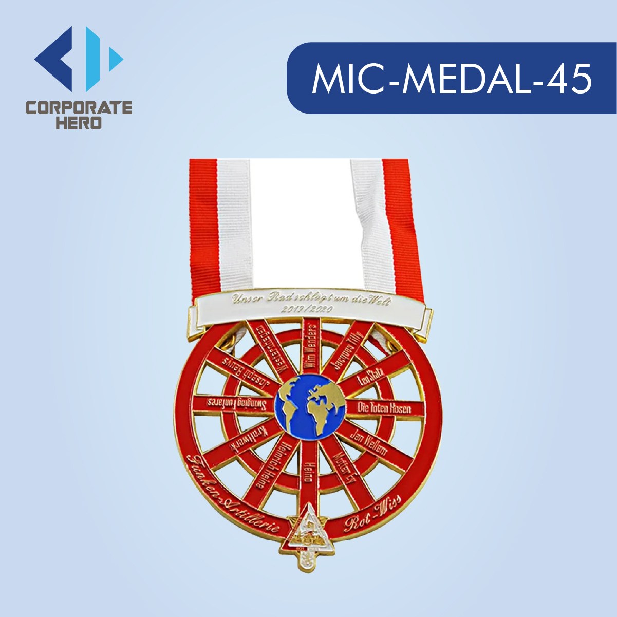 Swimming Sport Medal Custom Personalized