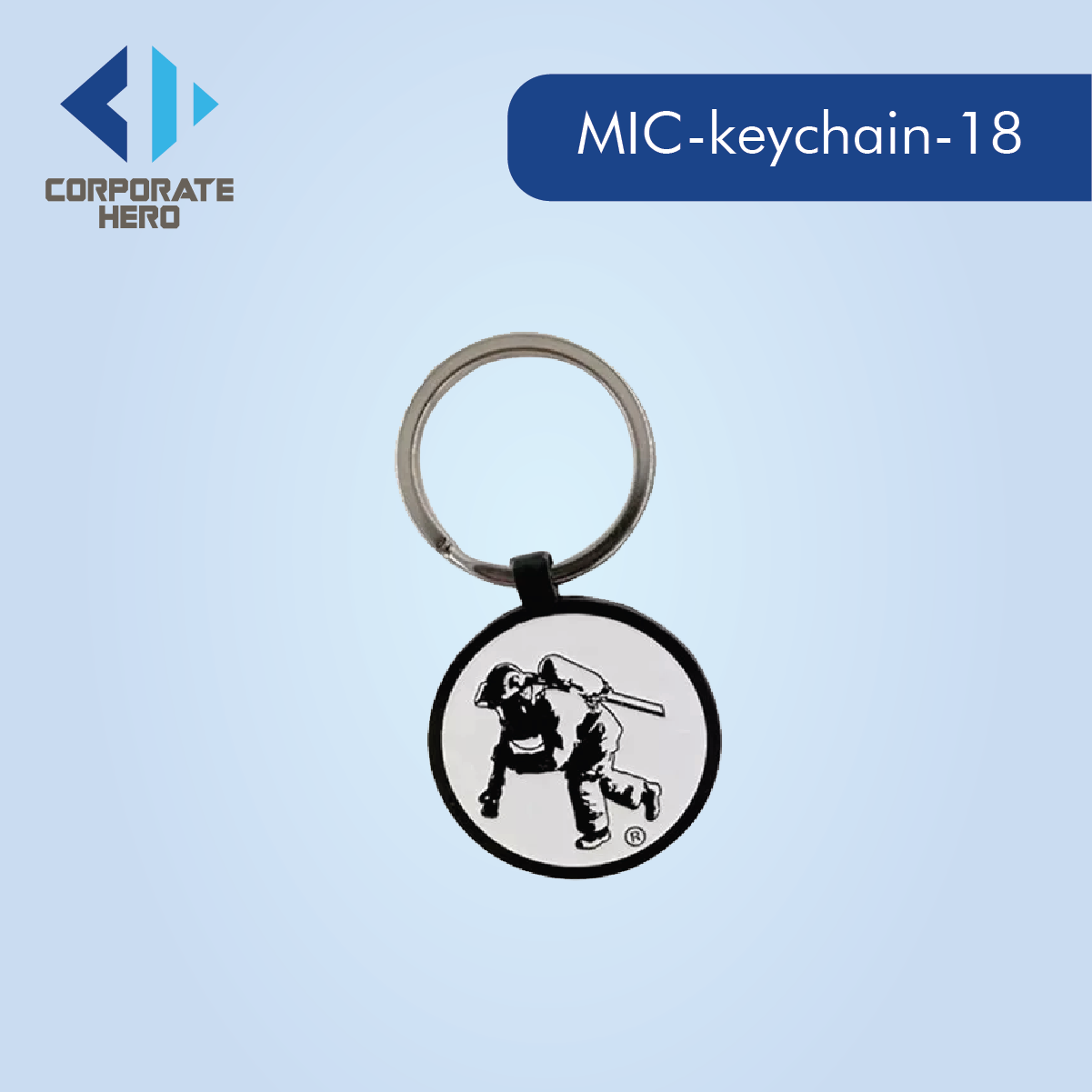 Small Round Brass Metal Keychain Custom Personalized