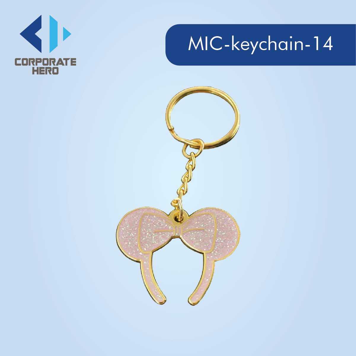 Girly Metal Keychain for Bag Custom Personalized