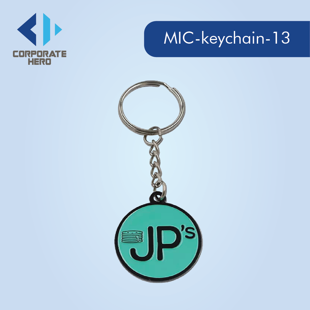 Cartoon Kids Gold Keychain Custom Personalized