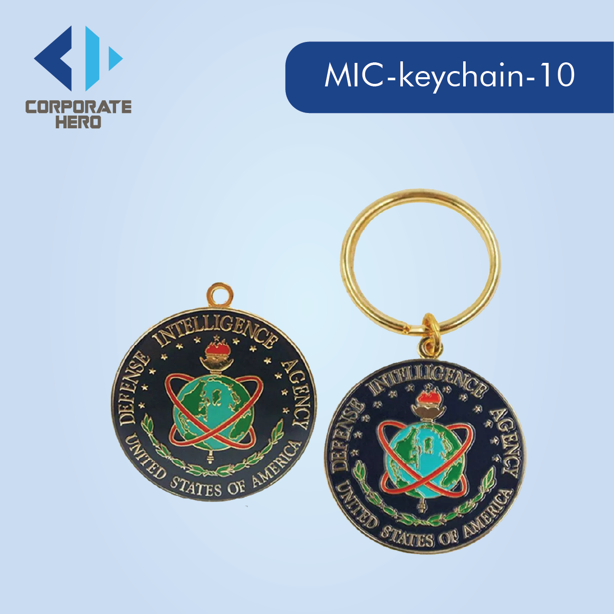 2021 Gold Metal Keychain Custom Personalized