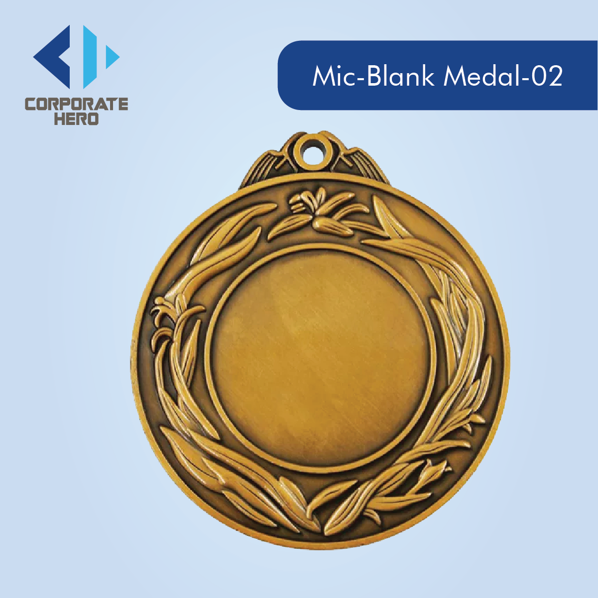 Gold Silver Copper Blank Medal Custom Personalized