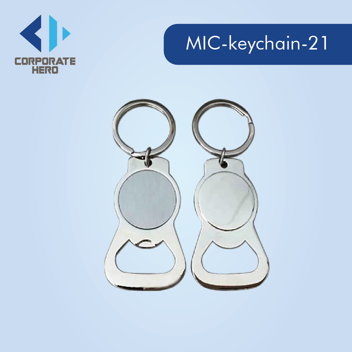 Metal Keychain Bottle Opener Custom Personalized