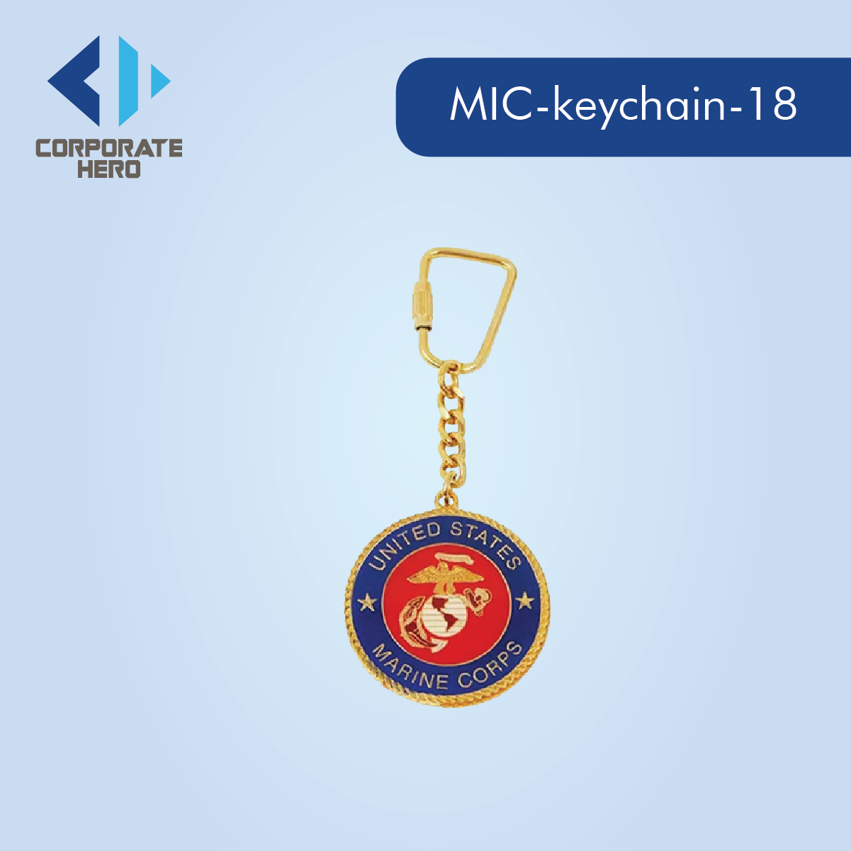 Small Round Brass Metal Keychain Custom Personalized