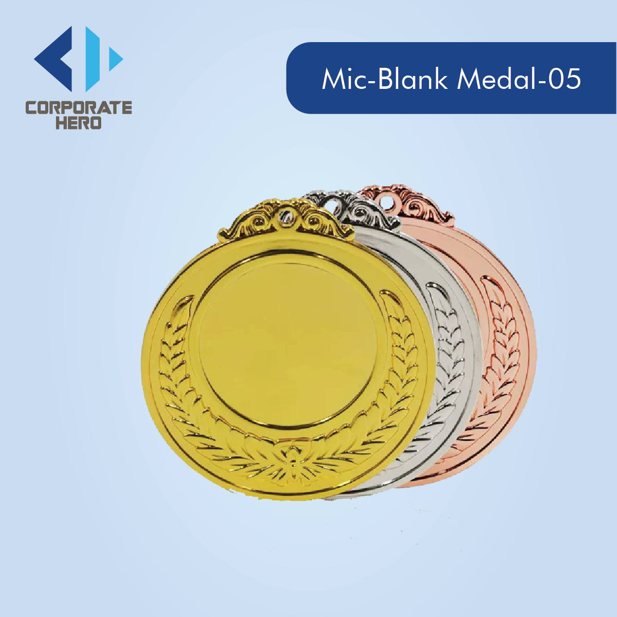 Sport Sublimation Copper Blank Medal Custom Personalized