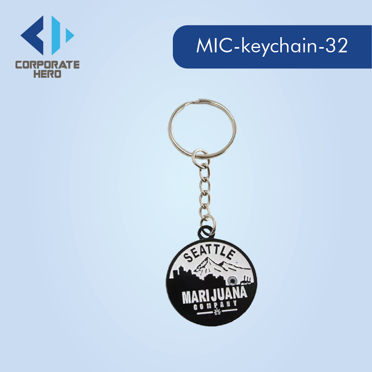 Letter Plate Keychain Custom Personalized 